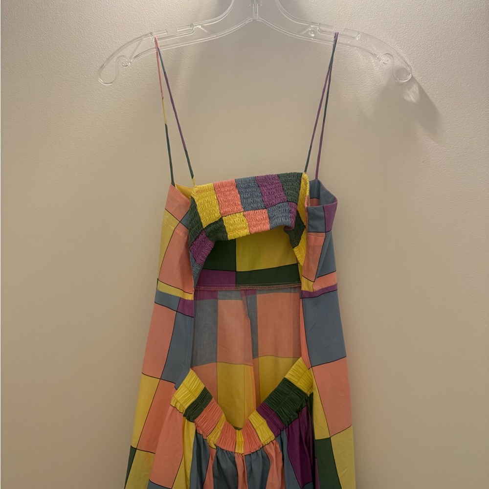 S/W/F Colorful Patchwork Maxi Dress - Picture 6 of 9